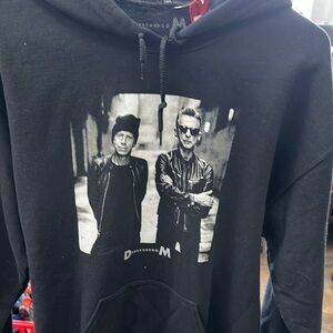 Depeche Mode black concert hoodie